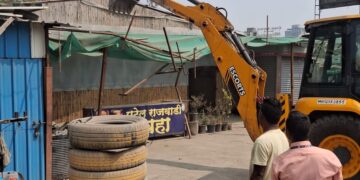 खराडी-बाणेर-सुस व हडपसर परिसरात ३०,६०० चौ.फुट अनधिकृत बांधकाम जमीनदोस्त