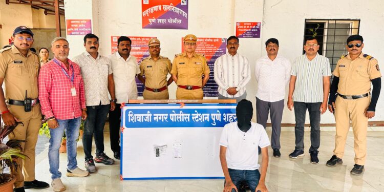 शिवाजीनगर परिसरात गावठी पिस्तुलासह सराईत गुन्हेगार जेरबंद