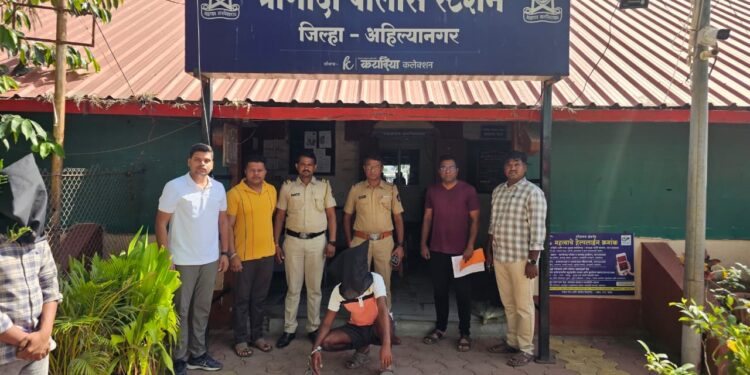 पाच वर्षांपासून फरार असलेला आरोपी श्रीगोंदा पोलिसांच्या जाळ्यात