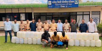 केमिकल कंपनीच्या गोदामातून 15.40 लाखांचे ऑर्थो फॉस्फोरिक अॅसिड चोरी; तीन आरोपी 3 तासांत जेरबंद