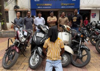 वाहनचोरी करणारा आरोपी जेरबंद; 90 हजारांच्या ४ मोटारसायकली जप्त, ४ गुन्ह्यांची उकल फरसखाना पोलिसांची कामगिरी