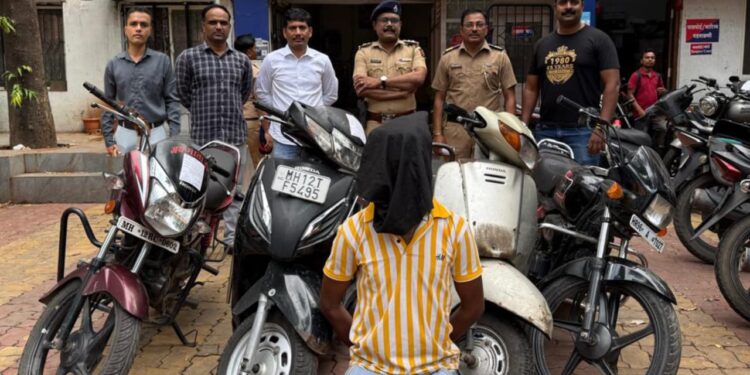 वाहनचोरी करणारा आरोपी जेरबंद; 90 हजारांच्या ४ मोटारसायकली जप्त, ४ गुन्ह्यांची उकल फरसखाना पोलिसांची कामगिरी