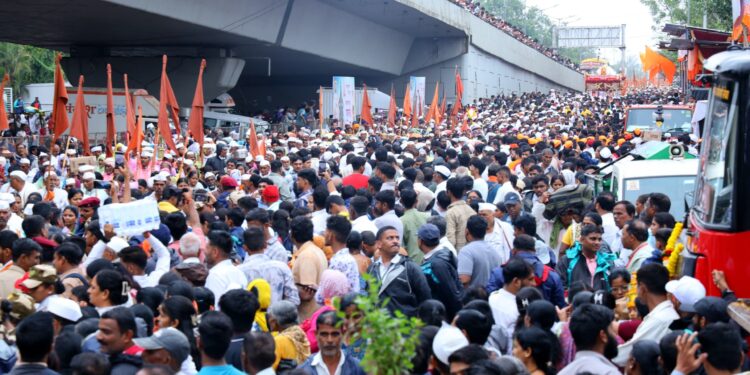 जगद्गुरु संत तुकाराम महाराज पालखीचे पिंपरी-चिंचवड नगरीत भक्तिमय वातावरणात आगमन….