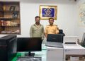 स्व. विनायक आबा निम्हण यांच्या जयंतीनिमित्त खडकी पोलीस स्टेशनला संगणकीय साहित्याचे वितरण