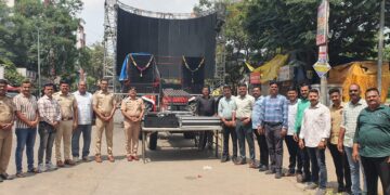 गणेश विसर्जन मिरवणुकीत ध्वनिप्रदूषण करणाऱ्या मंडळांवर सांगवी पोलिसांची कारवाई; डीजे, डॉल्बी साऊंड सिस्टीमसह साहित्य जप्त