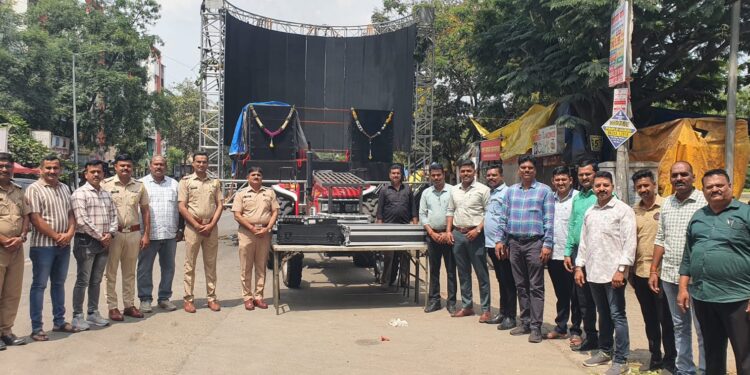 गणेश विसर्जन मिरवणुकीत ध्वनिप्रदूषण करणाऱ्या मंडळांवर सांगवी पोलिसांची कारवाई; डीजे, डॉल्बी साऊंड सिस्टीमसह साहित्य जप्त
