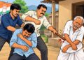 पुणे. म्हाळुंगे येथे प्लॉटच्या वादातून पिता-पुत्राला मारहाण; दोघांविरुद्ध गुन्हा दाखल