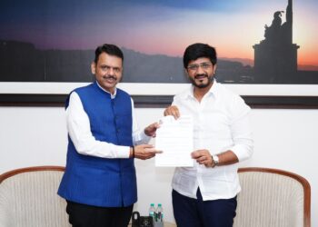 छत्रपती शिवाजीनगर मतदारसंघाच्या विकासासाठी आमदार सिद्धार्थ शिरोळे यांनी घेतली मुख्यमंत्री देवेंद्र फडणवीस यांची भेट;