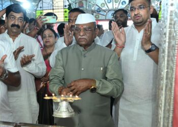 राजस्थानचे महामहिम राज्यपाल हरीभाऊ बागडे यांच्या हस्ते सच्चियाय मातेची आरती संपन्न