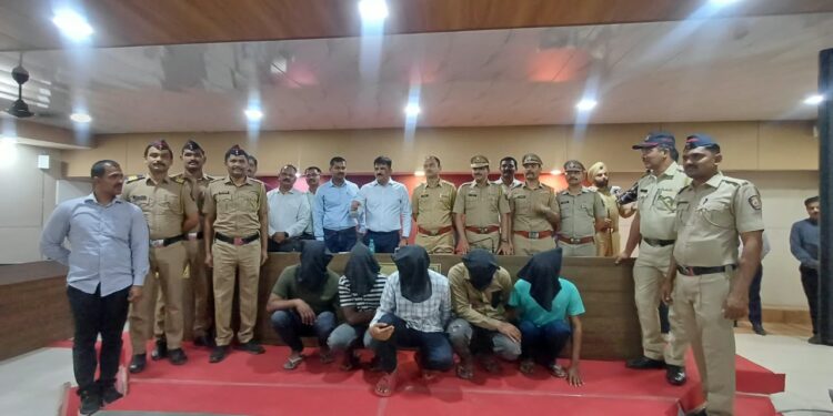 रांजणगाव परिसरातील कामगाराच्या खूनप्रकरणी पाच आरोपी रांजणगाव पोलिसांच्या जाळ्यात