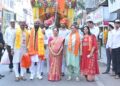 पुण्यातून श्री साईबाबांची पालखी प्रति शिर्डी शिरगावकडे मार्गस्थ; लक्ष्मी रोडसह प्रमुख मार्गांवरून निघाली पालखी मिरवणूक